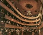 古斯塔夫克林姆特 - Auditorium in the Old Burgtheater, Vienna